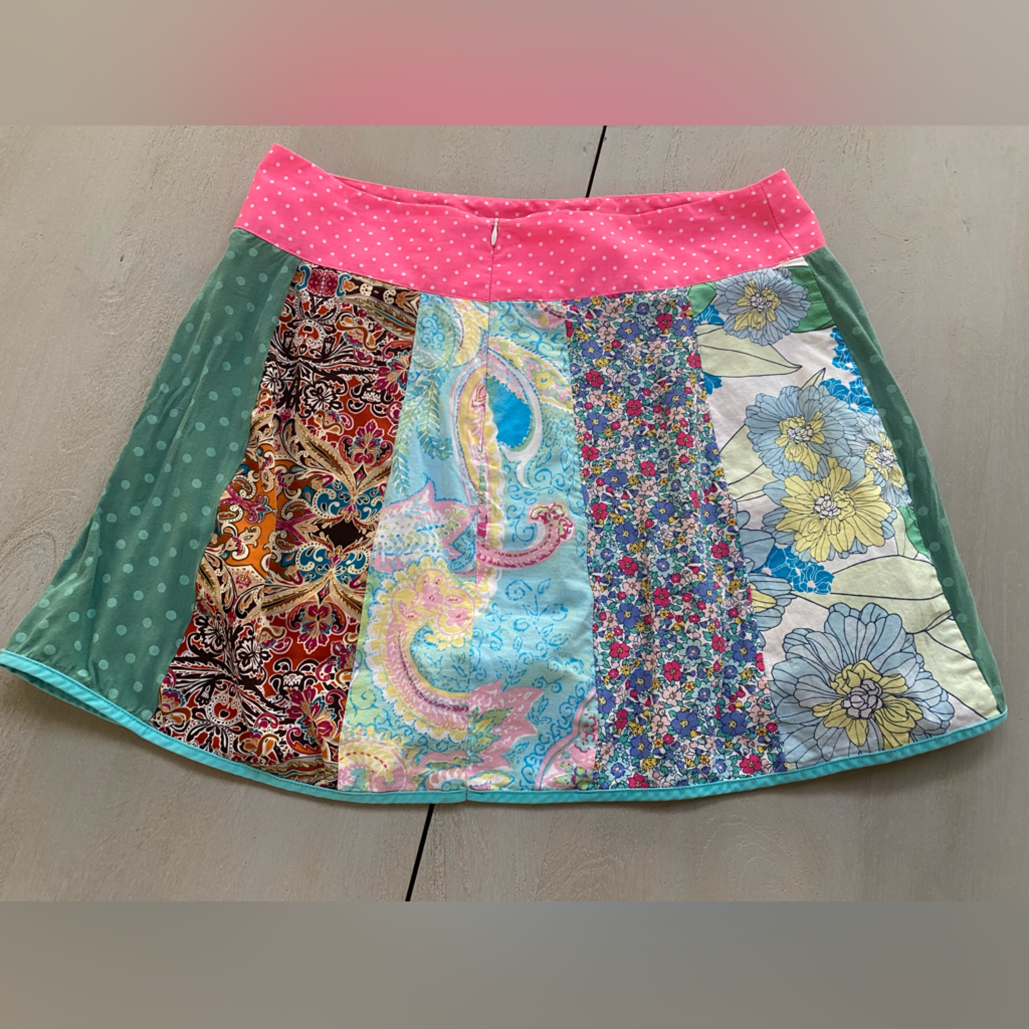 Boho Patchwork Skirt
